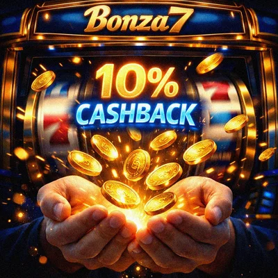 10% daily slots cashback at Bonza7